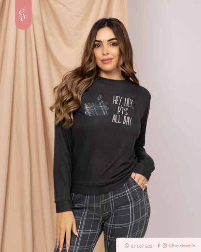 Hey Hey Pj’s All Day Polyester Pajama